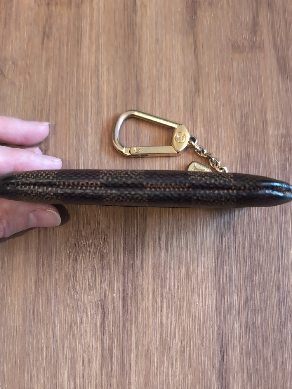 Louis Vuitton Key Pouch Pochette Cles Damier Ebene - Picture 3 of 16